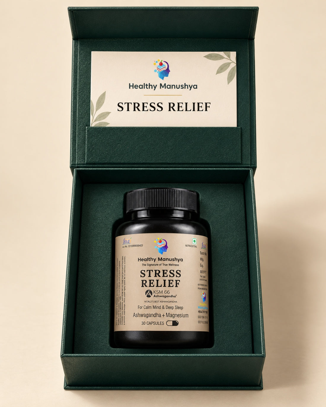 Stress Relief · KSM-66 Ashwagandha + Magnesium
