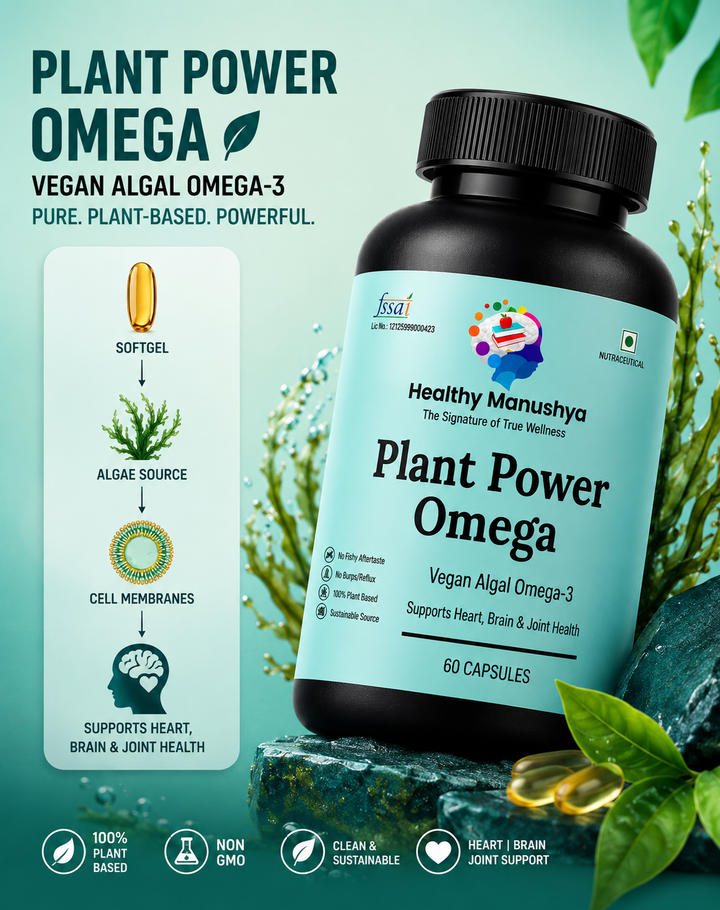 Plant Power Omega · Vegan Algal Omega-3