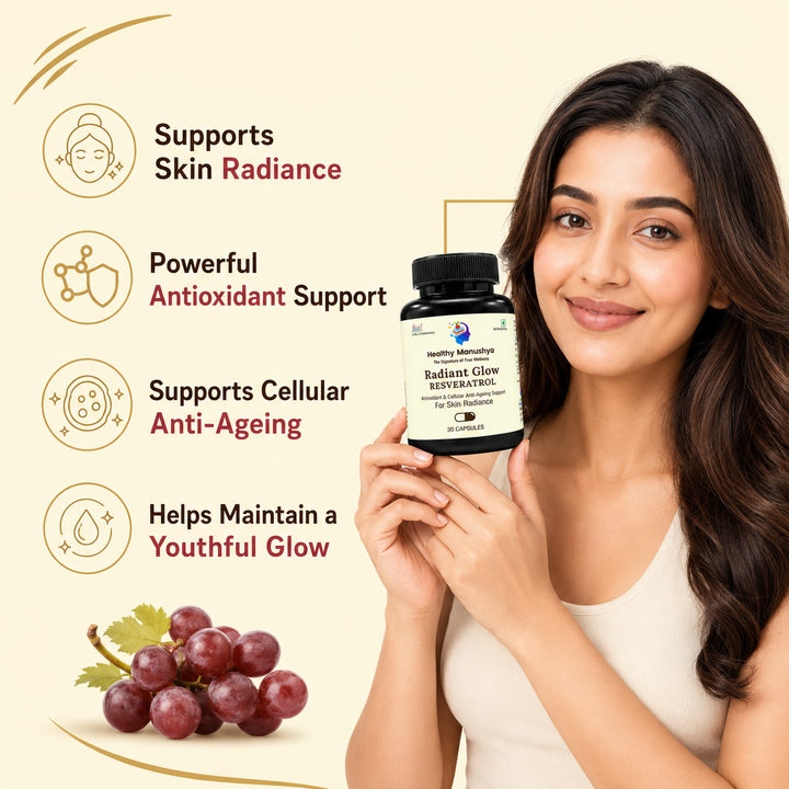 Radiant Glow Resveratrol · Antioxidant Support