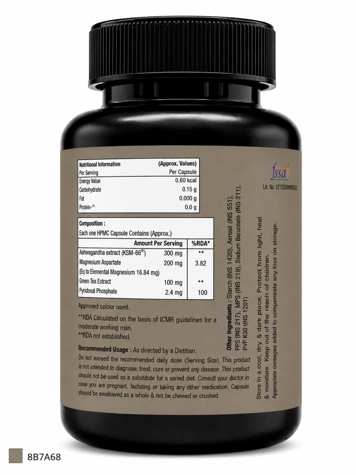 Stress Relief · KSM-66 Ashwagandha + Magnesium