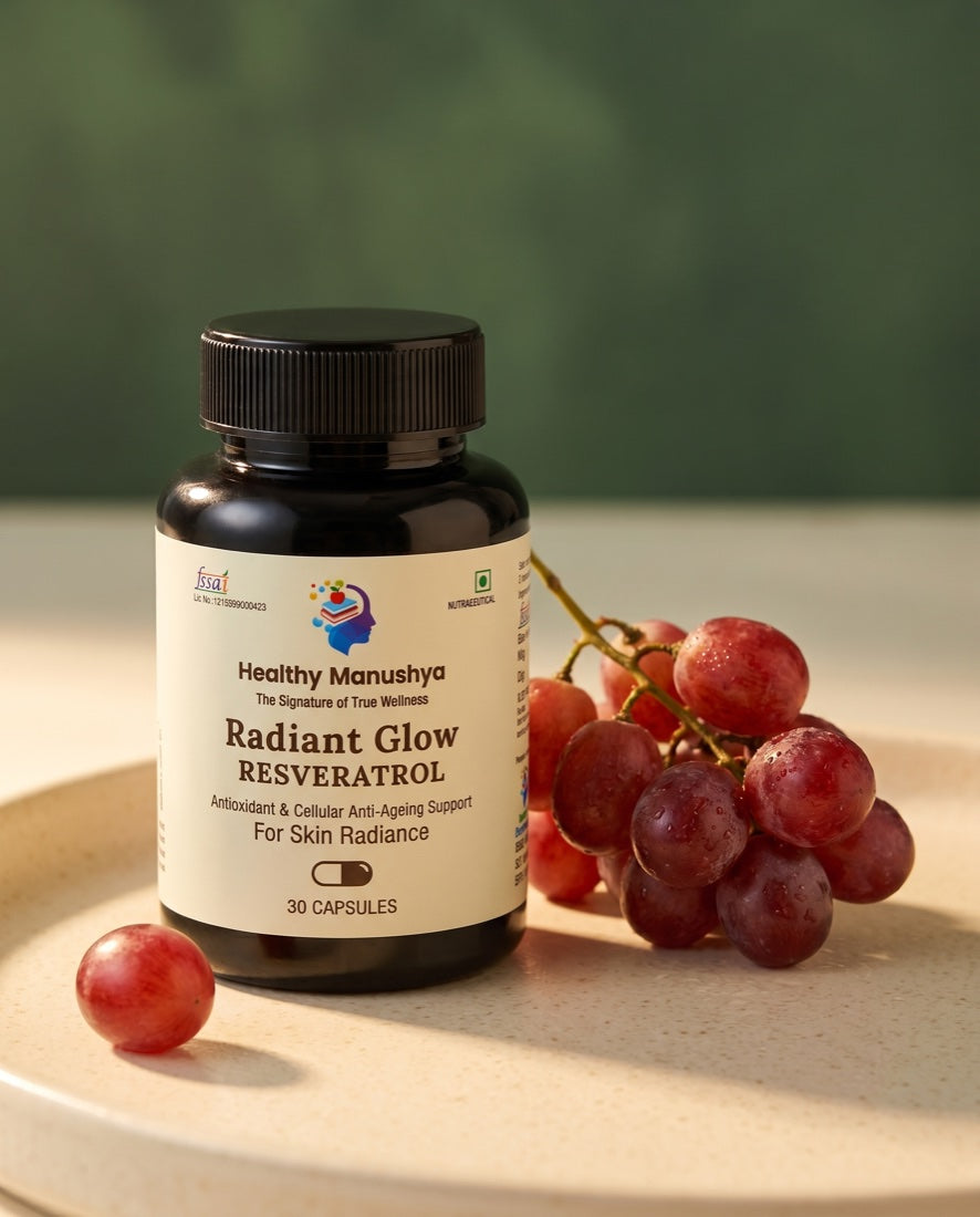 Healthy Manushya Radiant Glow, Resveratrol