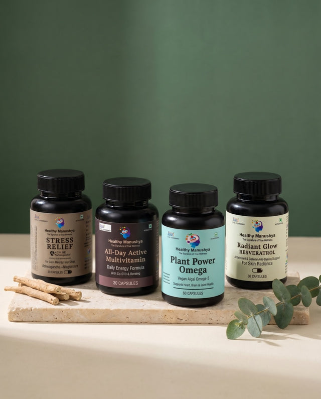 Healthy Manushya The Full Set, all four formulas