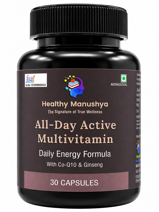 All-Day Active Multivitamin, front of the bottle