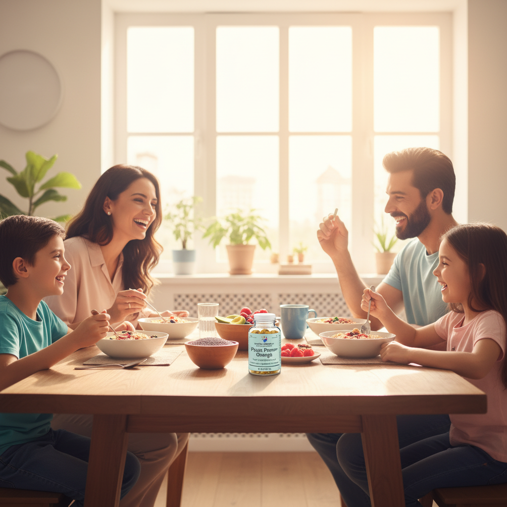 Healthy Manushya Plant Power Omega – Vegan Algal Oil Omega-3 (Supports Heart, Brain & Joint Health) – 60 Capsules