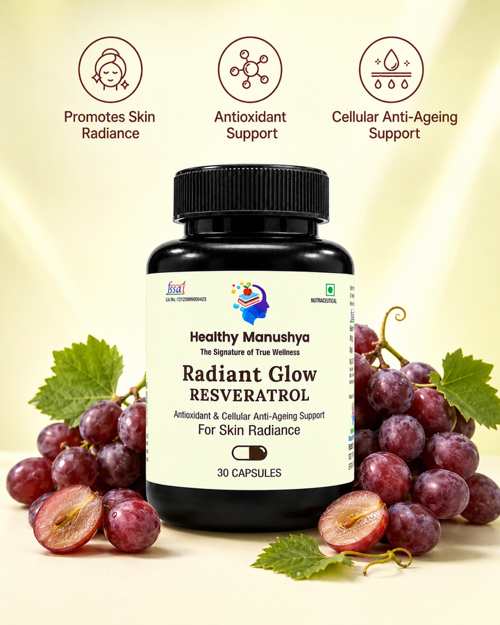 Radiant Glow Resveratrol · Antioxidant Support