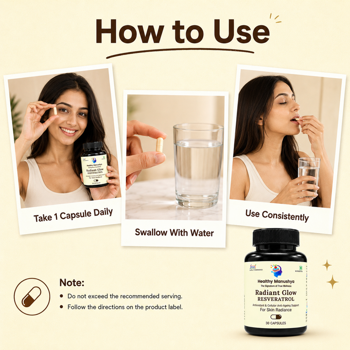 Radiant Glow Resveratrol · Antioxidant Support