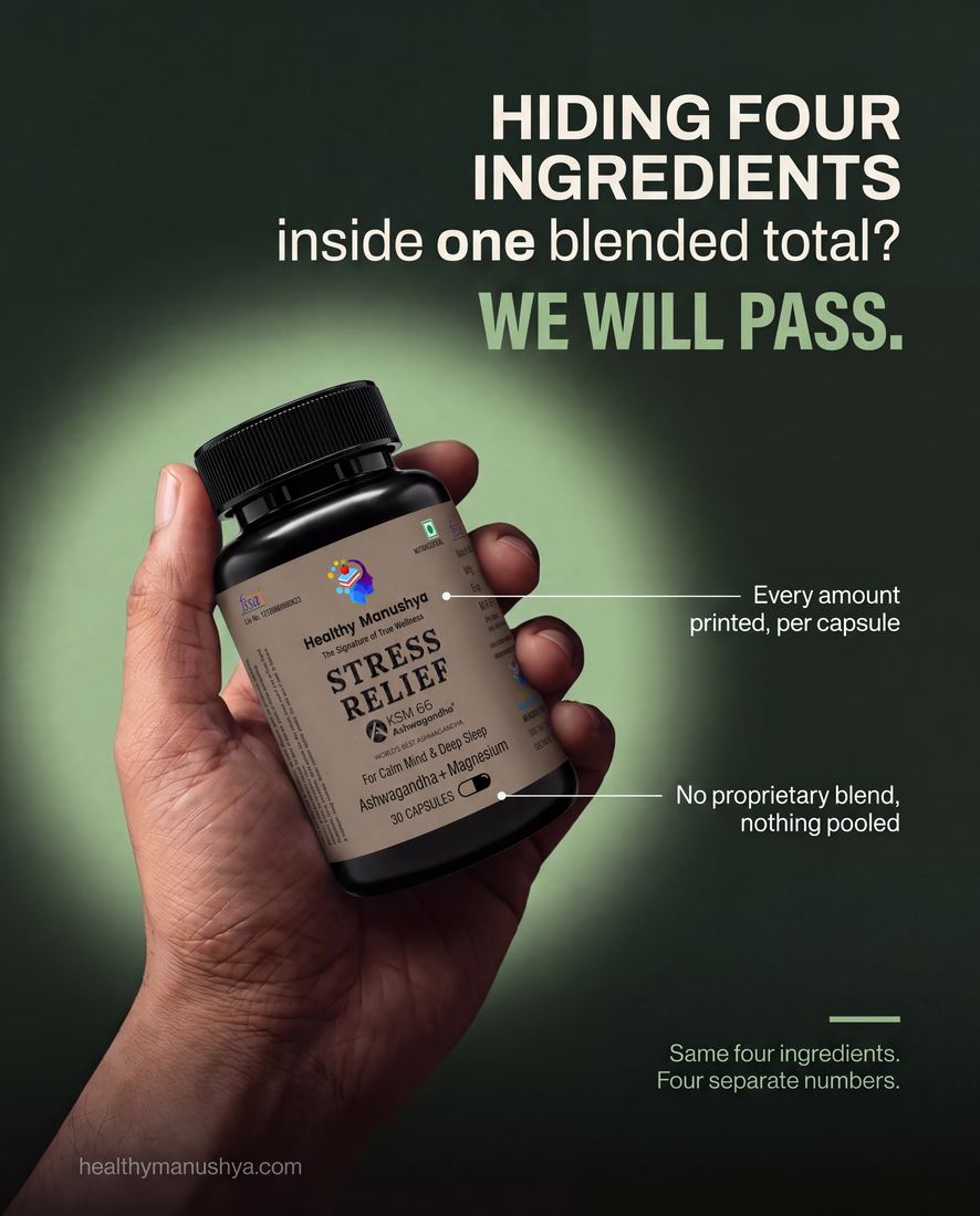 Four ingredients. Four numbers.