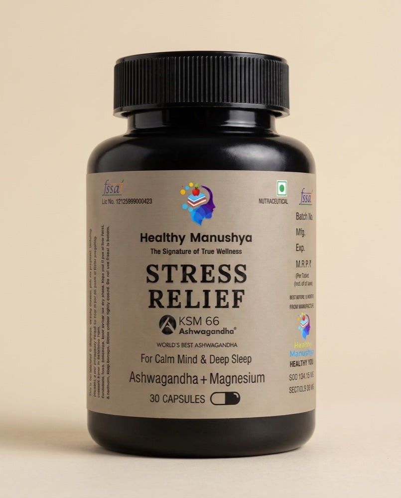 Stress Relief · KSM-66 Ashwagandha + Magnesium